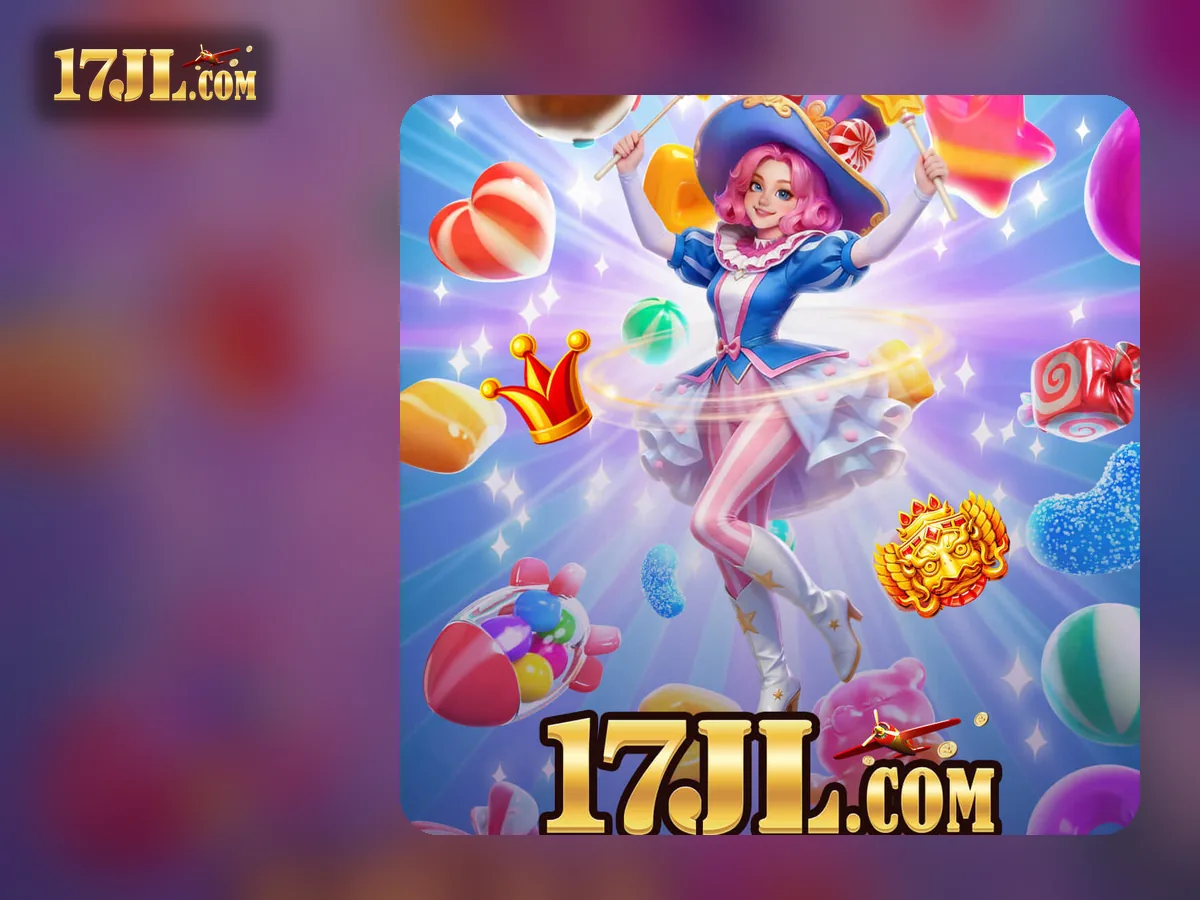 17JL Philippines homepage visual featuring candy witch promotional wallpaper