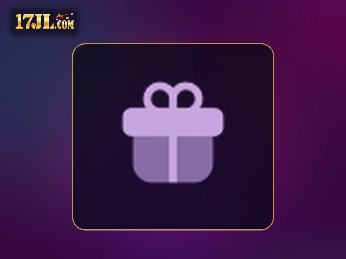 17JL promotions visual featuring Rewards gift icon