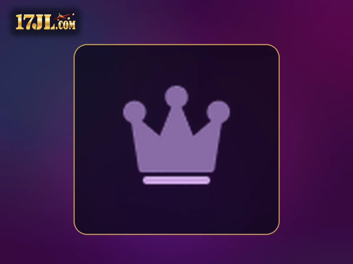 17JL promotions visual featuring VIP crown icon